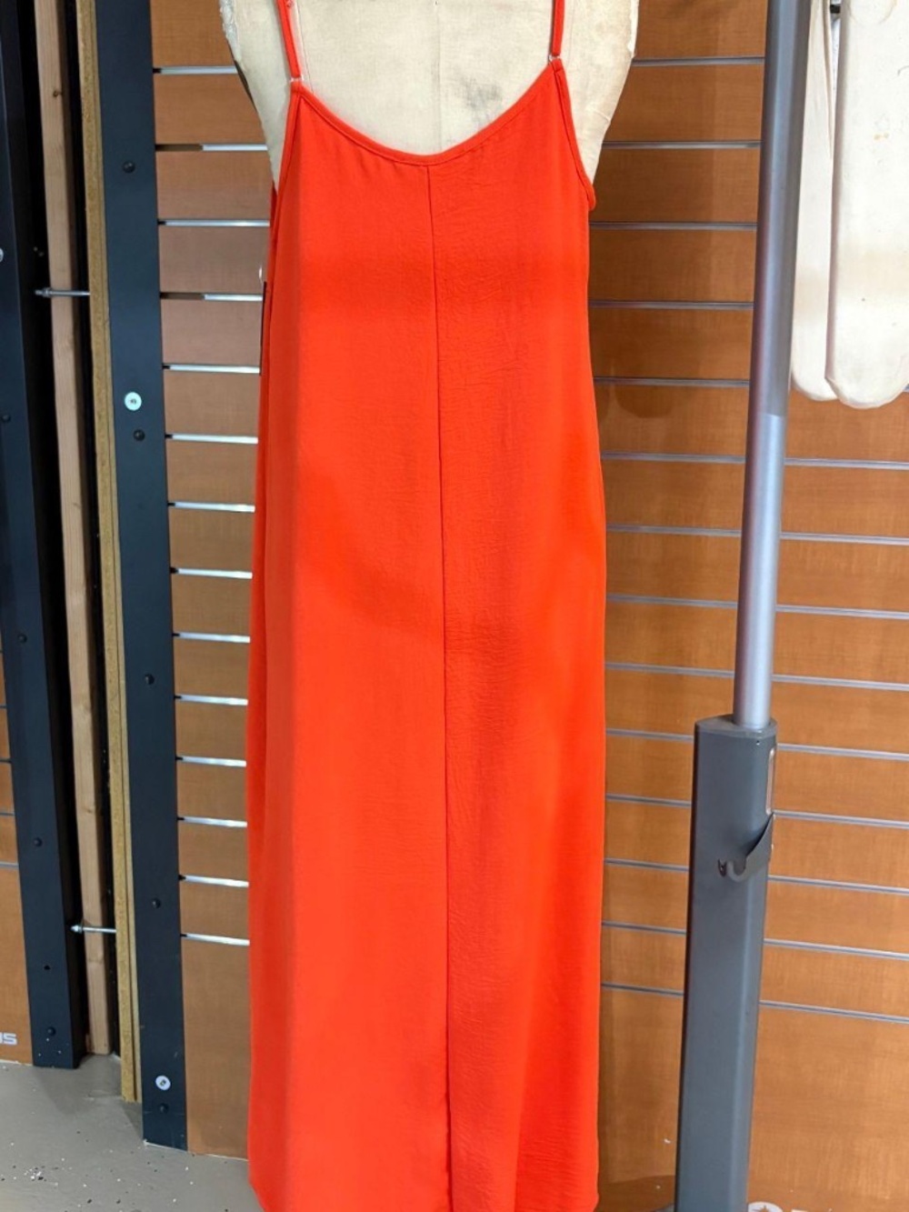 Tash & Sophie red maxi relaxed slip dress size L